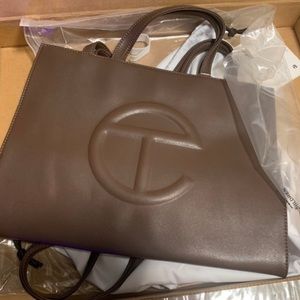 Telfar Chocolate Shopping Bag